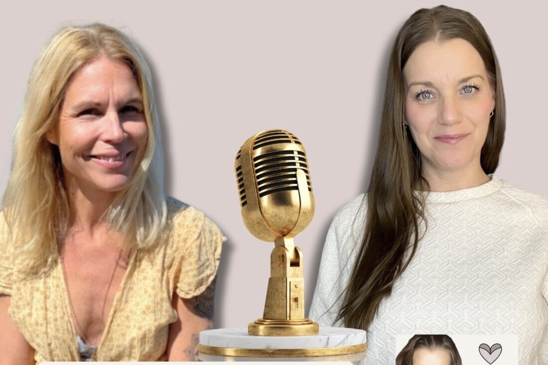Anna i podden med Angelica Almqvist